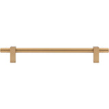 192 mm Center-to-Center Brushed Gold Larkin Cabinet Bar Pull