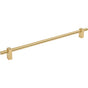Jeffrey Alexander - 305 mm Center-to-Center Brushed Gold Larkin Cabinet Bar Pull - Brushed Gold