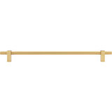 305 mm Center-to-Center Brushed Gold Larkin Cabinet Bar Pull