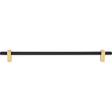 305 mm Center-to-Center Brushed Gold Larkin Cabinet Bar Pull