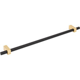 305 mm Center-to-Center Brushed Gold Larkin Cabinet Bar Pull