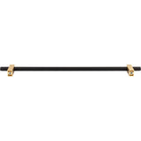 305 mm Center-to-Center Brushed Gold Larkin Cabinet Bar Pull