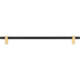 305 mm Center-to-Center Brushed Gold Larkin Cabinet Bar Pull