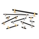305 mm Center-to-Center Brushed Gold Larkin Cabinet Bar Pull