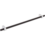 305 mm Center-to-Center Brushed Gold Larkin Cabinet Bar Pull