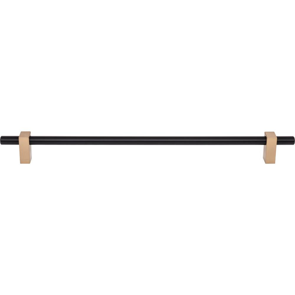 305 mm Center-to-Center Brushed Gold Larkin Cabinet Bar Pull
