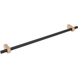 305 mm Center-to-Center Brushed Gold Larkin Cabinet Bar Pull