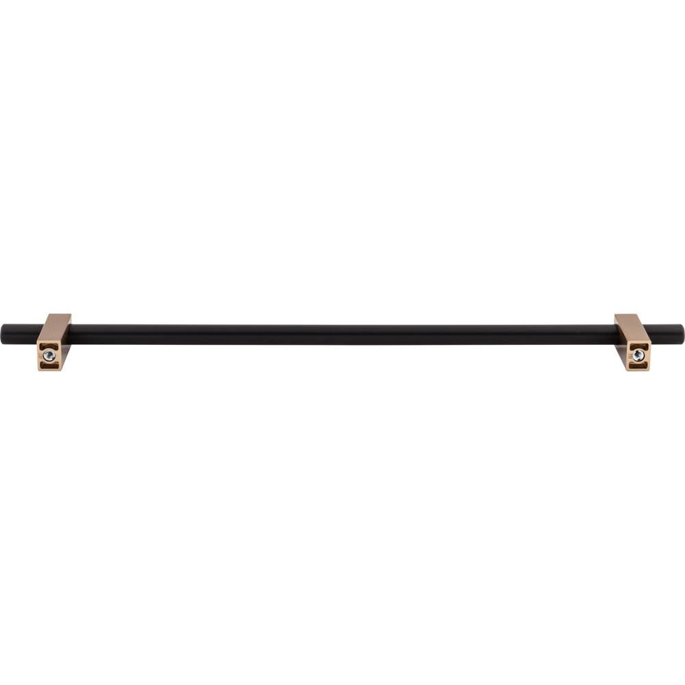 305 mm Center-to-Center Brushed Gold Larkin Cabinet Bar Pull