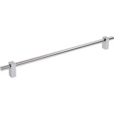 Jeffrey Alexander - 305 mm Center-to-Center Polished Chrome Larkin Cabinet Bar Pull - Polished Chrome
