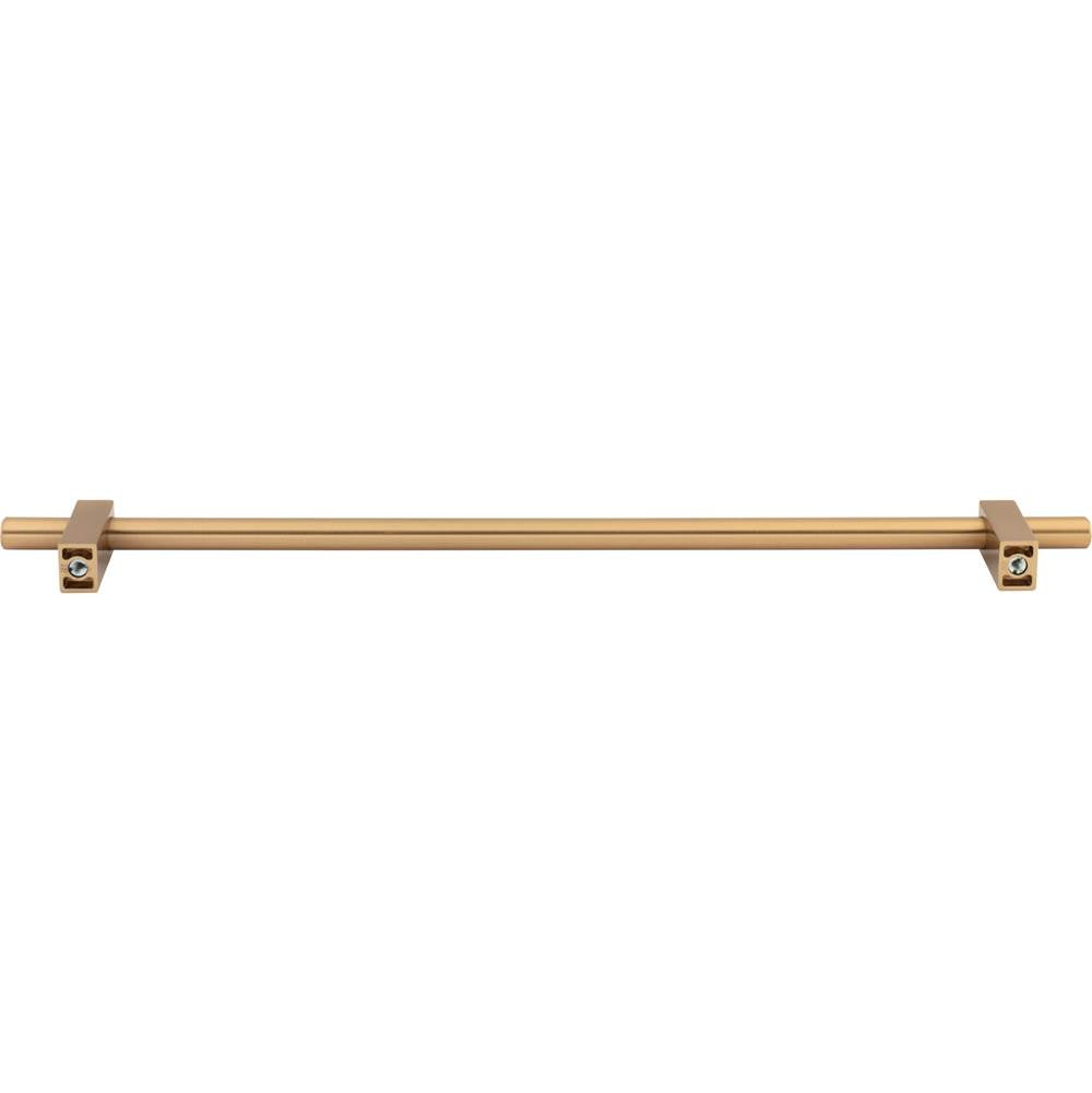 305 mm Center-to-Center Brushed Gold Larkin Cabinet Bar Pull