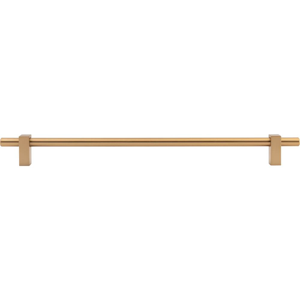 305 mm Center-to-Center Brushed Gold Larkin Cabinet Bar Pull