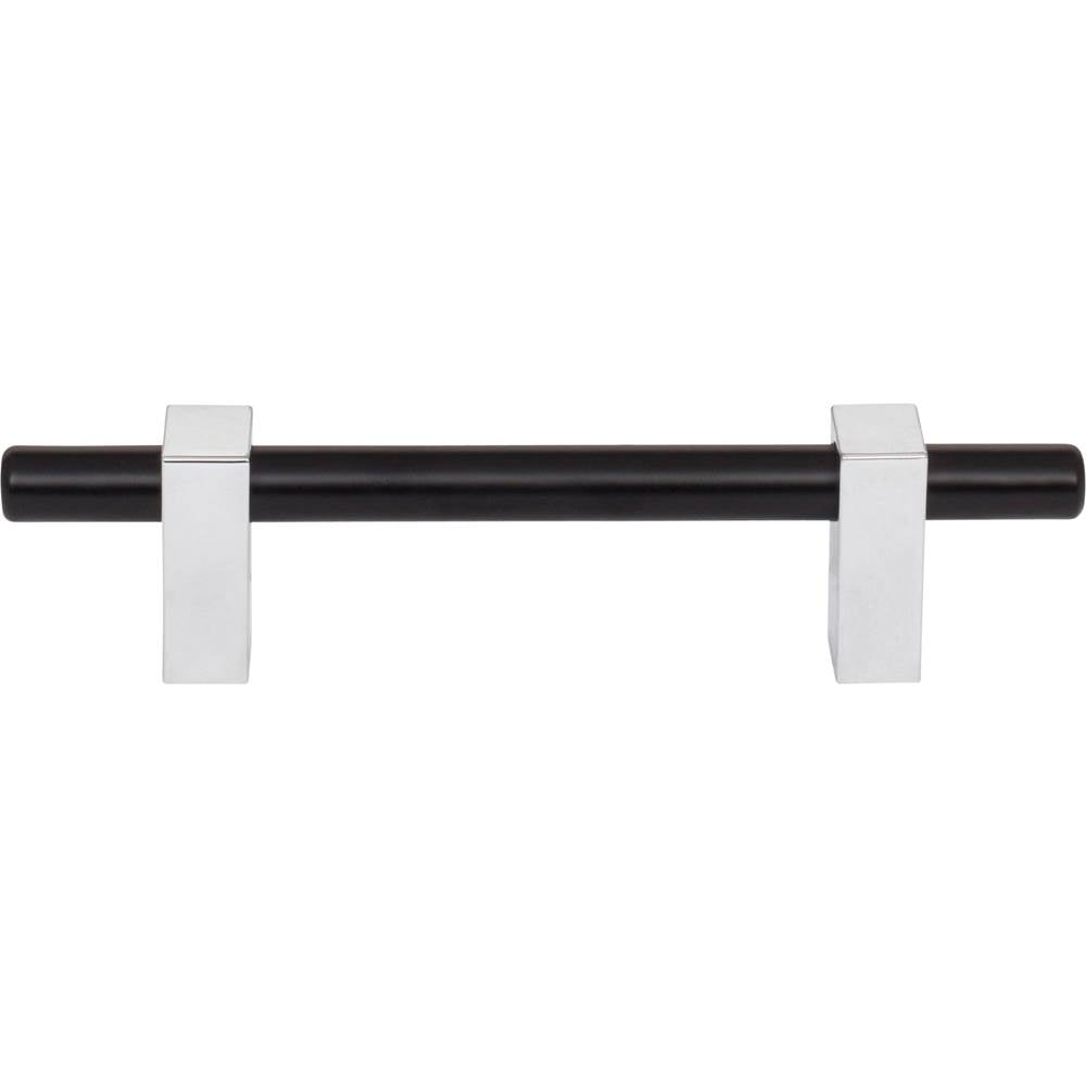 96 mm Center-to-Center Brushed Gold Larkin Cabinet Bar Pull