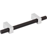 96 mm Center-to-Center Brushed Gold Larkin Cabinet Bar Pull