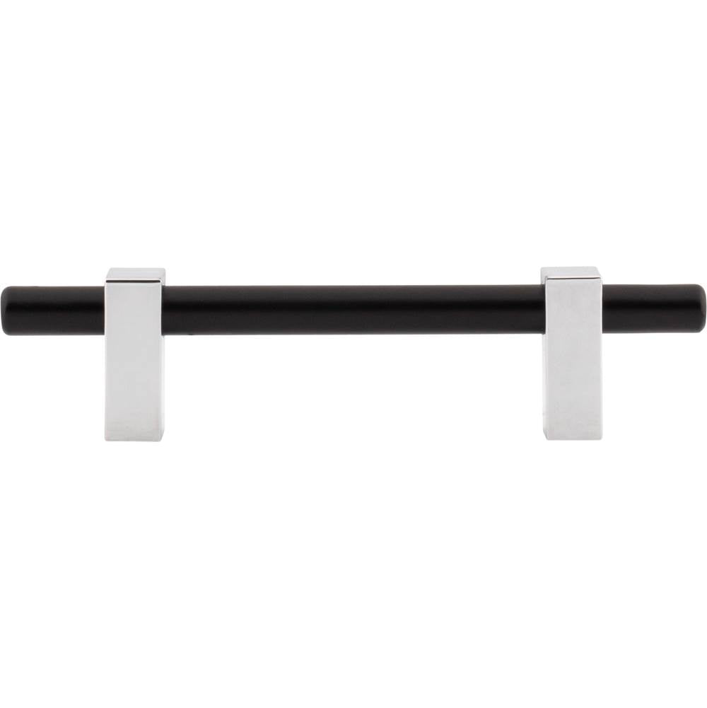 96 mm Center-to-Center Brushed Gold Larkin Cabinet Bar Pull