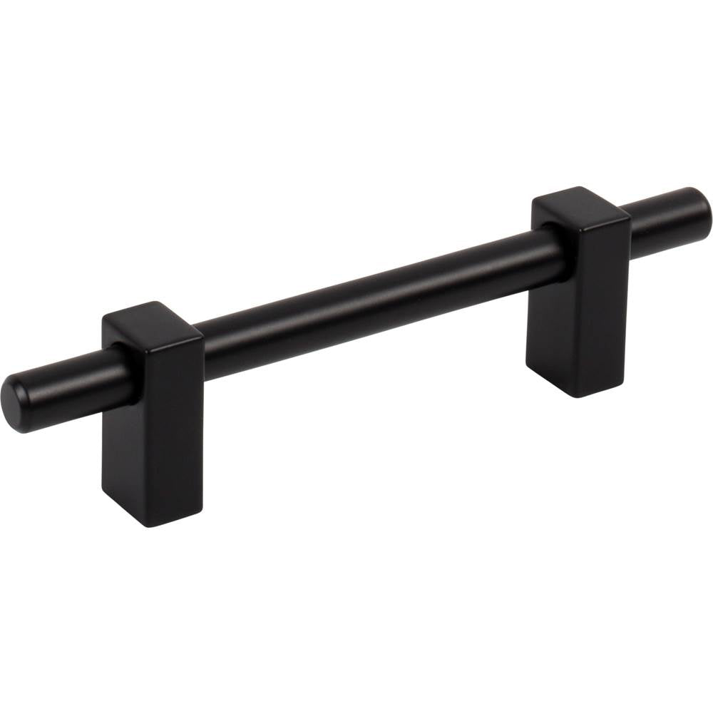 Jeffrey Alexander - 96 mm Center-to-Center Matte Black Larkin Cabinet Bar Pull - Matte Black