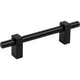Jeffrey Alexander - 96 mm Center-to-Center Matte Black Larkin Cabinet Bar Pull - Matte Black