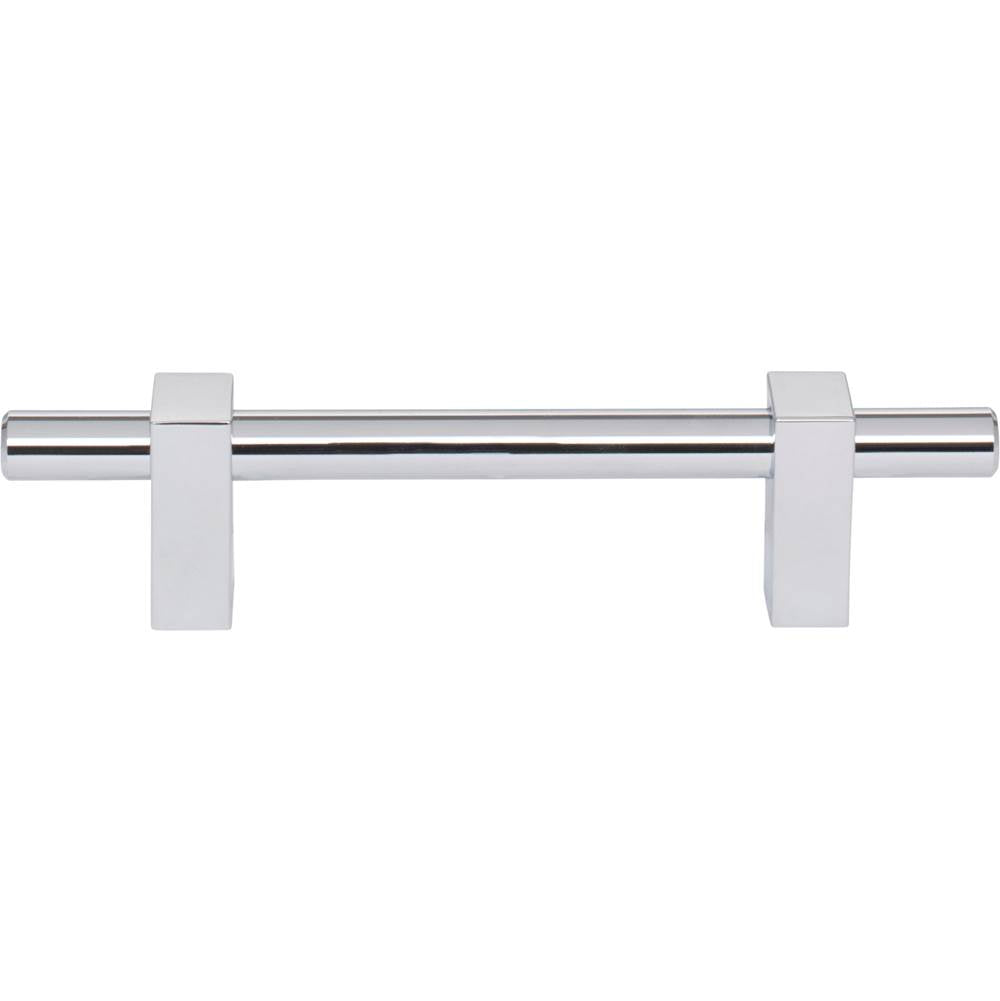 96 mm Center-to-Center Brushed Gold Larkin Cabinet Bar Pull