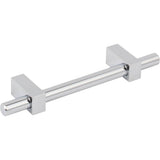 96 mm Center-to-Center Brushed Gold Larkin Cabinet Bar Pull
