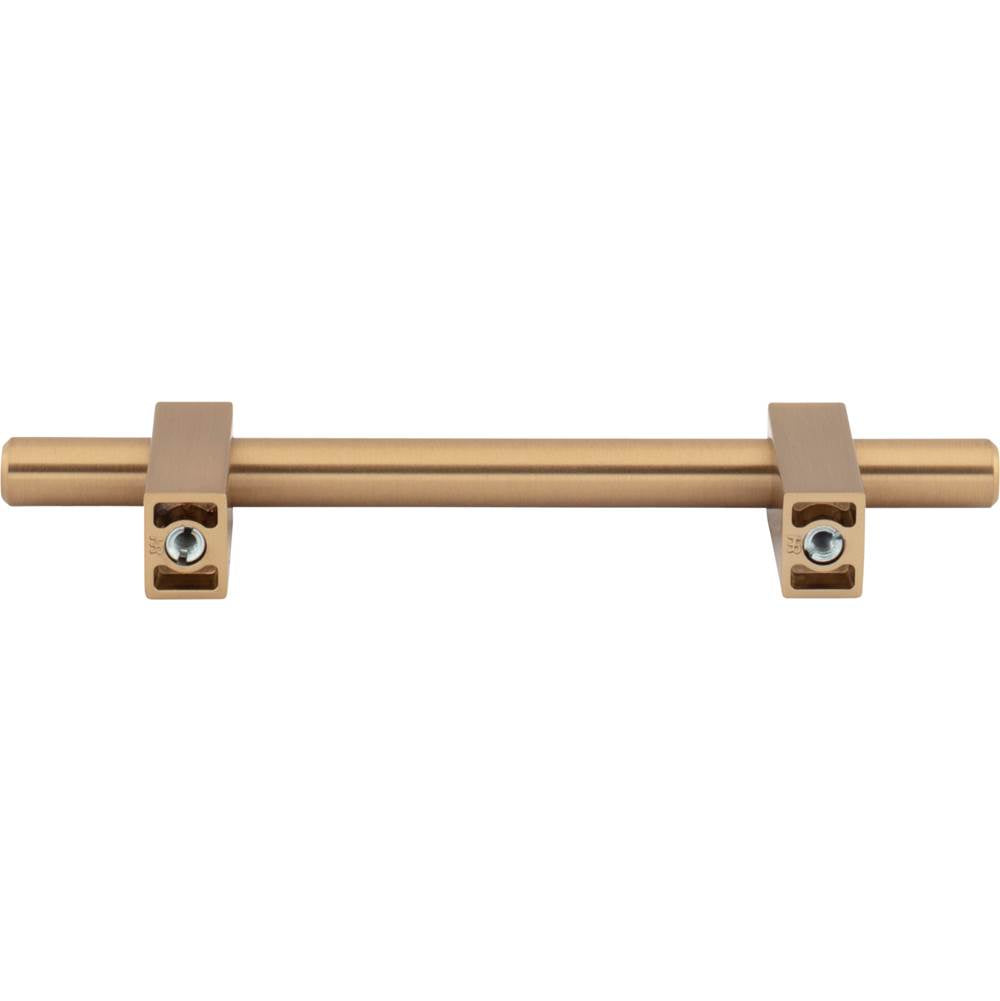 96 mm Center-to-Center Brushed Gold Larkin Cabinet Bar Pull