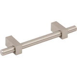 96 mm Center-to-Center Brushed Gold Larkin Cabinet Bar Pull