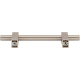 96 mm Center-to-Center Brushed Gold Larkin Cabinet Bar Pull