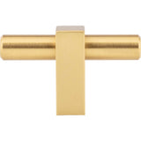 2-3/8'' Overall Length Brushed Gold Larkin ''T'' Knob