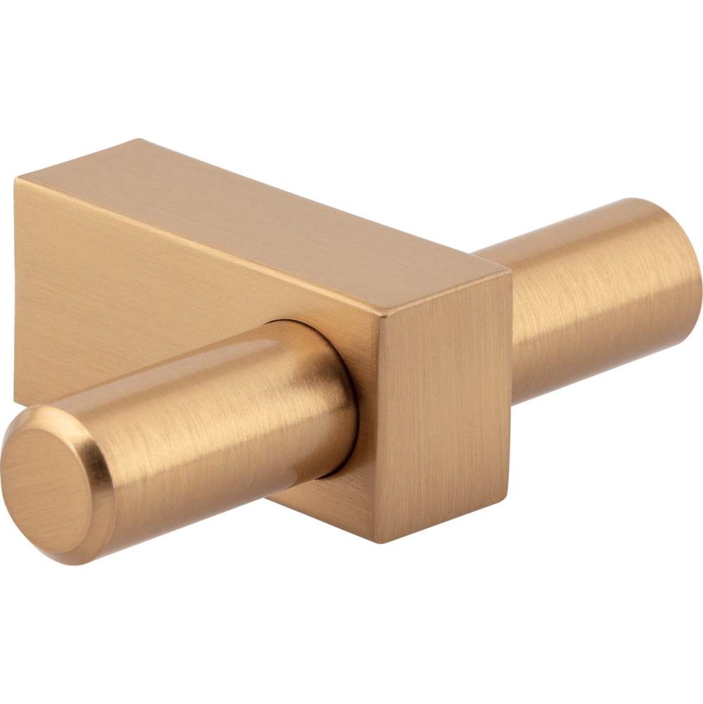 2-3/8'' Overall Length Brushed Gold Larkin ''T'' Knob
