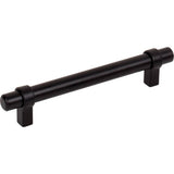 Jeffrey Alexander - 128 mm Center-to-Center Matte Black Key Grande Cabinet Bar Pull - Matte Black