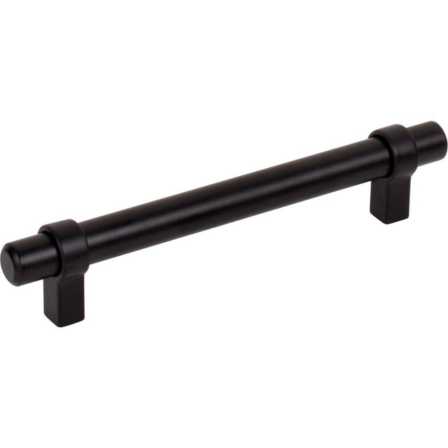 Jeffrey Alexander - 128 mm Center-to-Center Matte Black Key Grande Cabinet Bar Pull - Matte Black