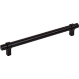 Jeffrey Alexander - 192 mm Center-to-Center Matte Black Key Grande Cabinet Bar Pull - Matte Black