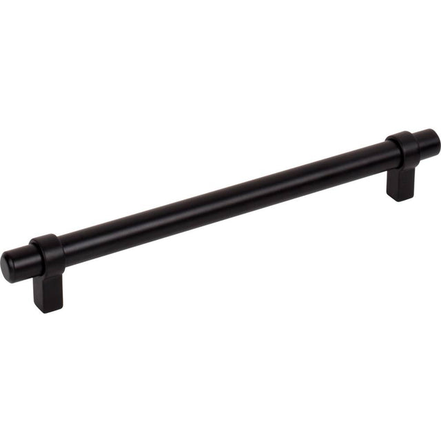 Jeffrey Alexander - 192 mm Center-to-Center Matte Black Key Grande Cabinet Bar Pull - Matte Black