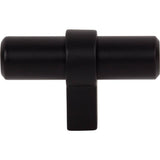 2'' Overall Length Matte Black Key Grande Cabinet ''T'' Knob