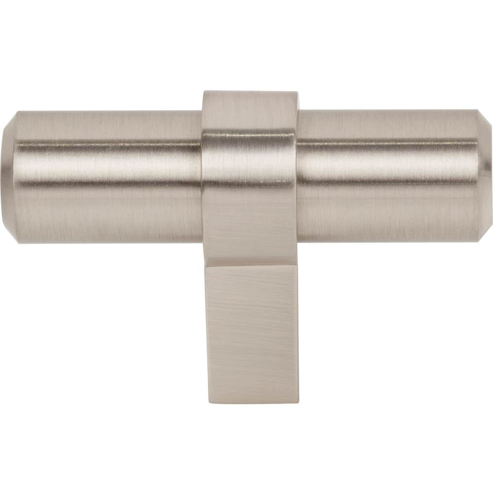 2'' Overall Length Satin Nickel Key Grande Cabinet ''T'' Knob