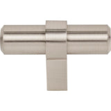 2'' Overall Length Satin Nickel Key Grande Cabinet ''T'' Knob
