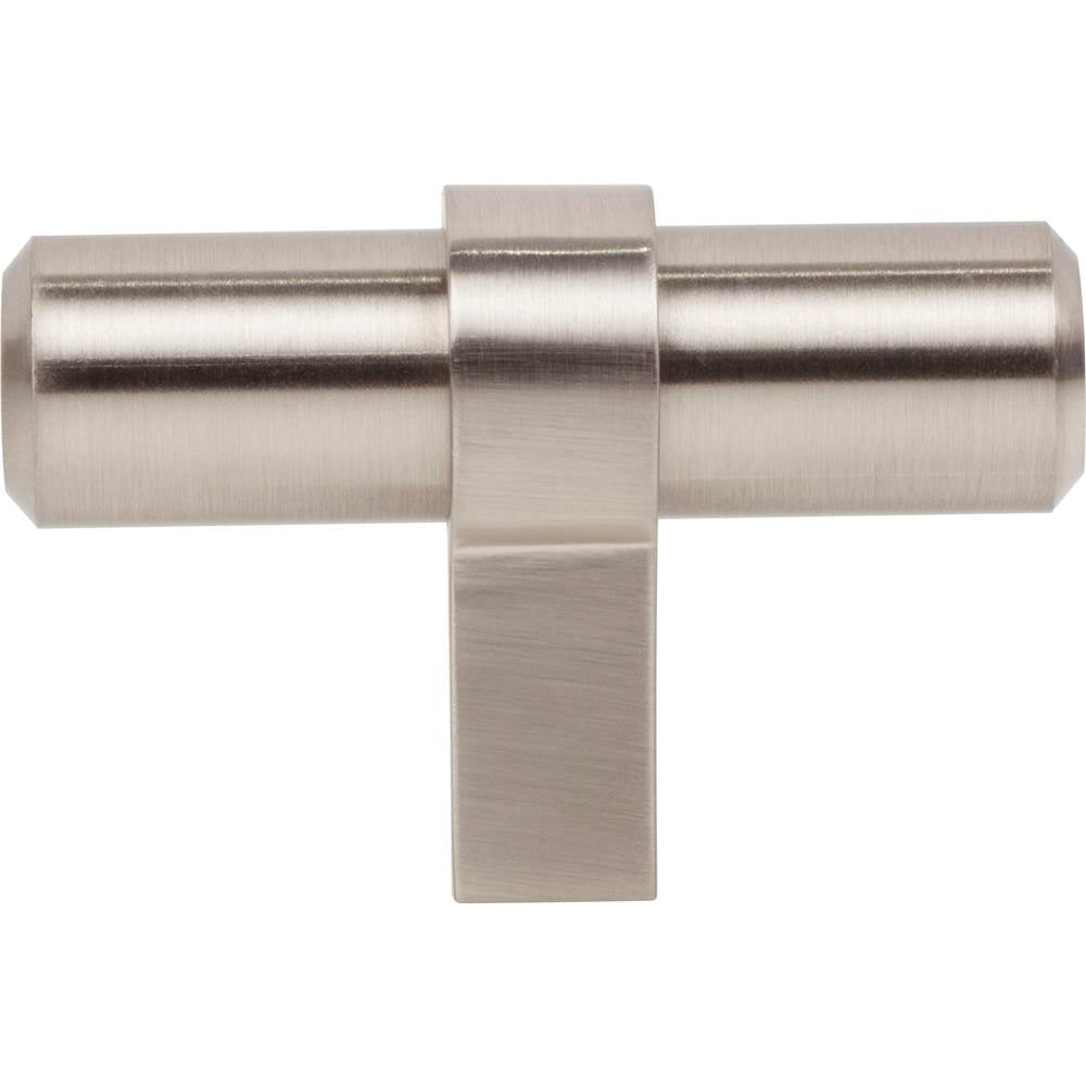2'' Overall Length Satin Nickel Key Grande Cabinet ''T'' Knob