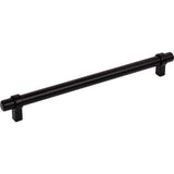 Jeffrey Alexander - 224 mm Center-to-Center Matte Black Key Grande Cabinet Bar Pull - Matte Black