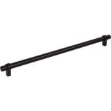 Jeffrey Alexander - 319 mm Center-to-Center Matte Black Key Grande Cabinet Bar Pull - Matte Black
