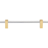 160 mm Center-to-Center Brushed Gold Spencer Cabinet Bar Pull