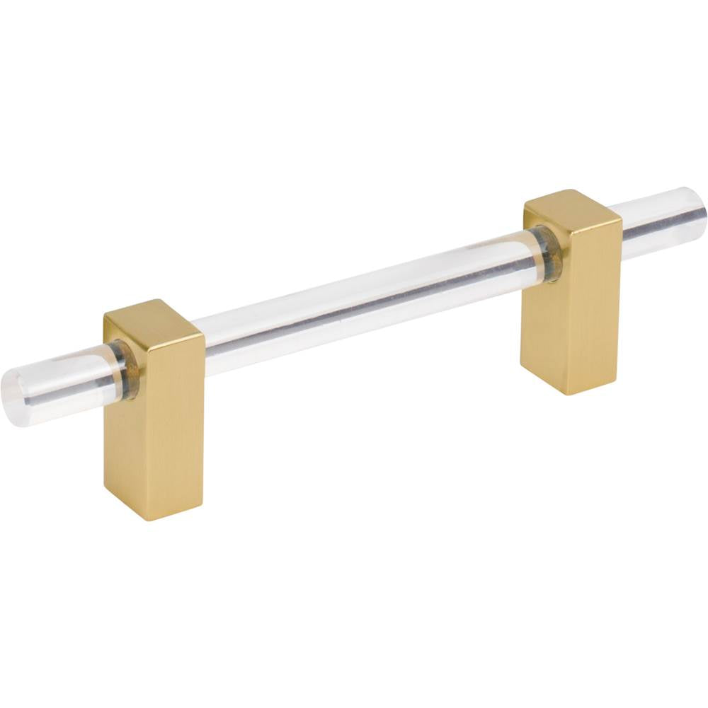 Jeffrey Alexander - 96 mm Center-to-Center Brushed Gold Spencer Cabinet Bar Pull - Brushed Gold