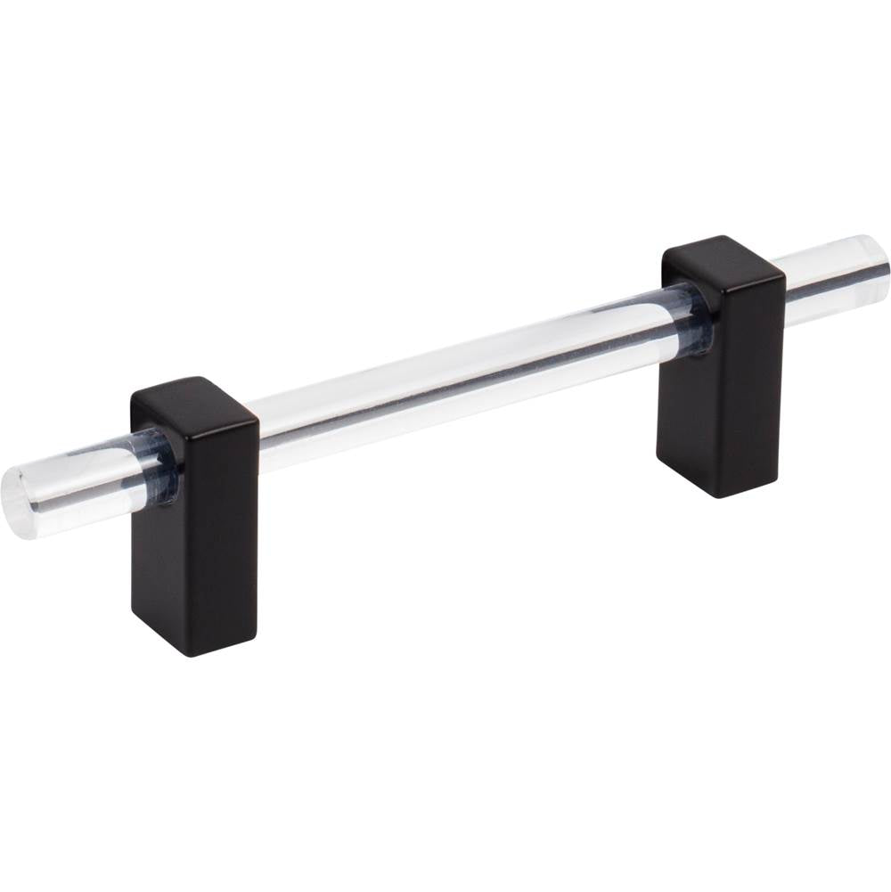 Jeffrey Alexander - 96 mm Center-to-Center Matte Black Spencer Cabinet Bar Pull - Matte Black