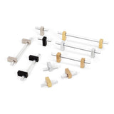 96 mm Center-to-Center Brushed Gold Spencer Cabinet Bar Pull