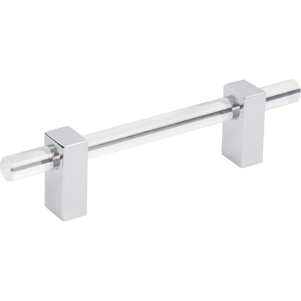 Jeffrey Alexander - 96 mm Center-to-Center Polished Chrome Spencer Cabinet Bar Pull - Polished Chrome