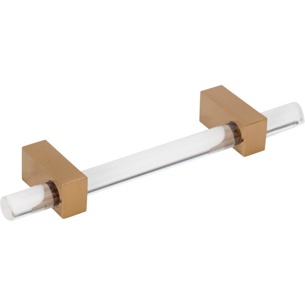 96 mm Center-to-Center Brushed Gold Spencer Cabinet Bar Pull