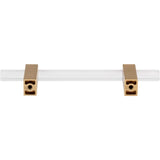 96 mm Center-to-Center Brushed Gold Spencer Cabinet Bar Pull