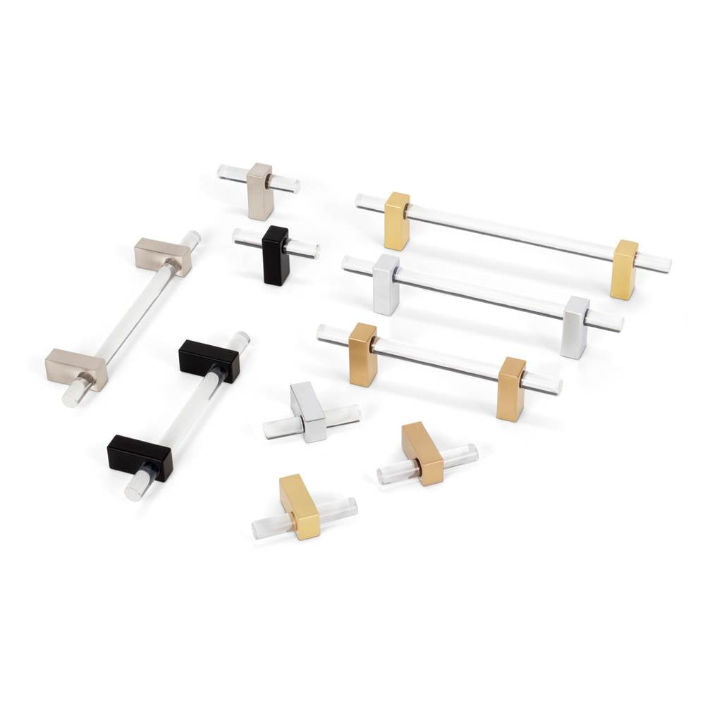 96 mm Center-to-Center Brushed Gold Spencer Cabinet Bar Pull