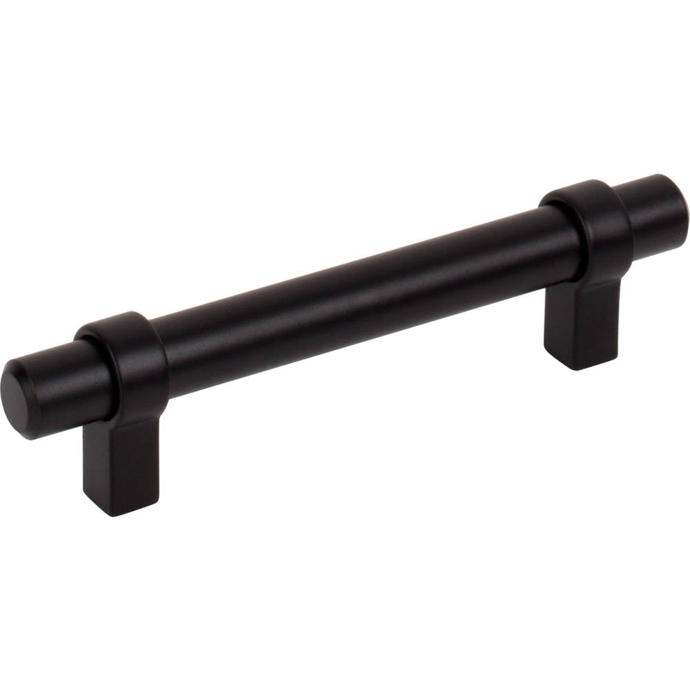 Jeffrey Alexander - 96 mm Center-to-Center Matte Black Key Grande Cabinet Bar Pull - Matte Black