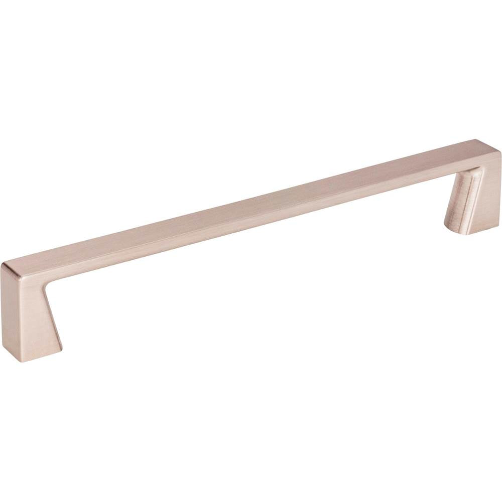 Jeffrey Alexander - 160 mm Center-to-Center Satin Nickel Square Boswell Cabinet Pull - Satin Nickel