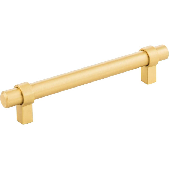 Jeffrey Alexander - 128 mm Center-to-Center Brushed Gold Key Grande Cabinet Bar Pull - Brushed Gold