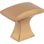 Jeffrey Alexander - 1-1/4'' Overall Length Satin Bronze Flared Philip Cabinet Knob - Satin Bronze