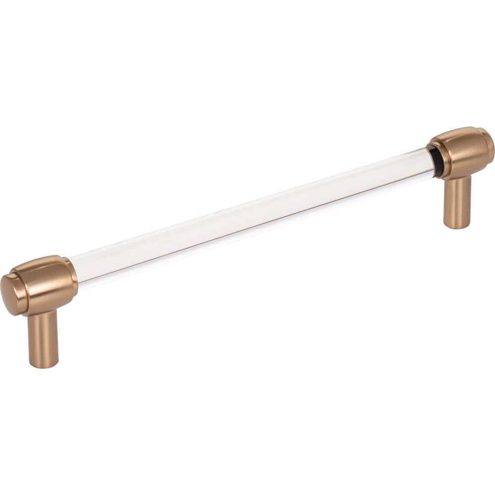 Jeffrey Alexander - 160 mm Center-to-Center Satin Bronze Carmen Cabinet Bar Pull - Satin Bronze